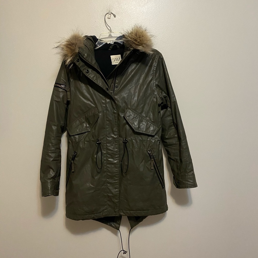 SAM. WAXED COTTON PARKA